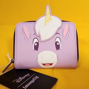 Loungefly Disney Fantasia Pastoral Symphony Baby Pegasus Purple Zip Wallet NEW